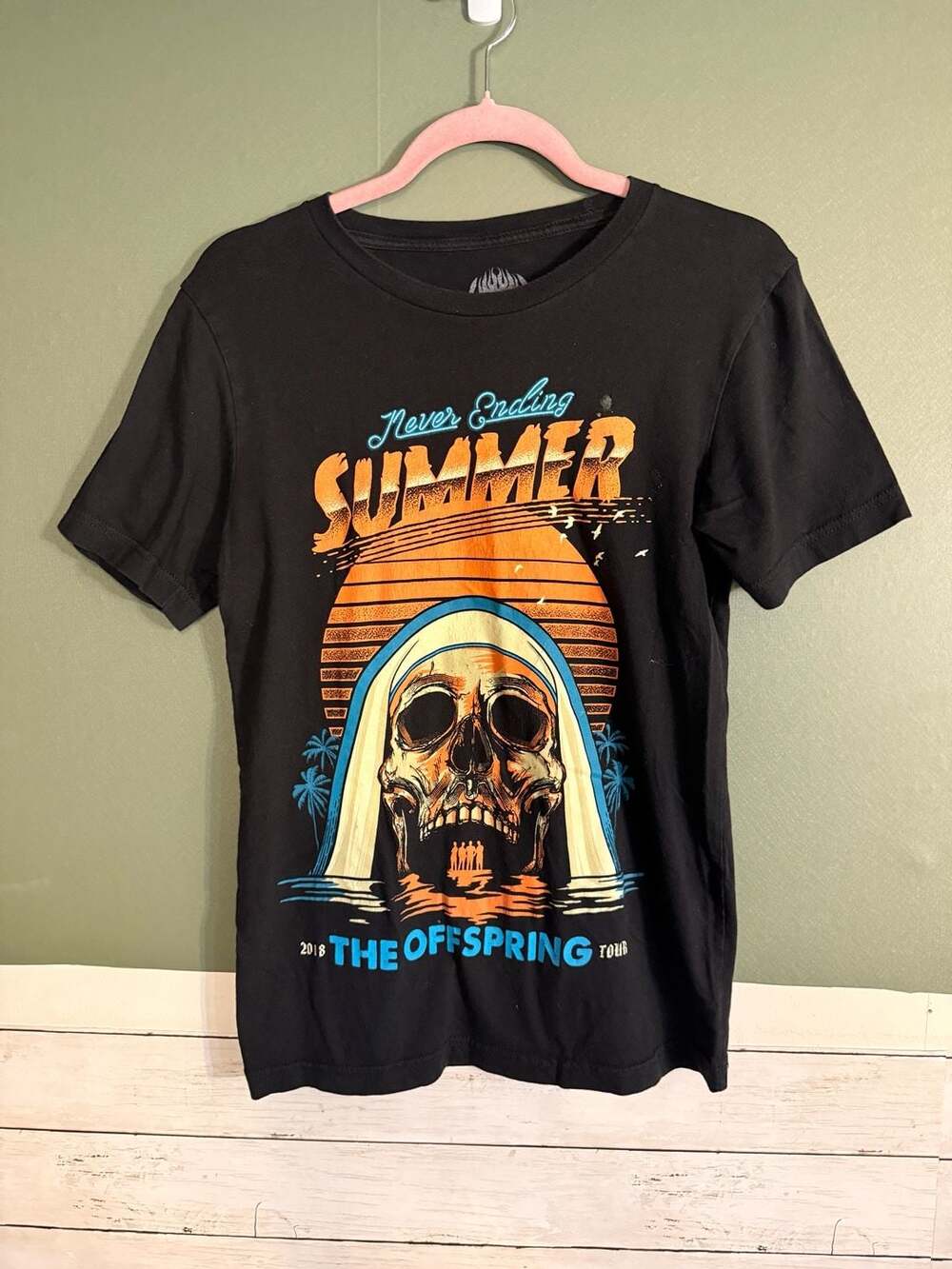 The Offspring 2018 Concert Tour Small Never Ending Summer Band‎ Graphic T-Shirt